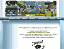 Tablet Screenshot of neu.akjs-freizeiten.de